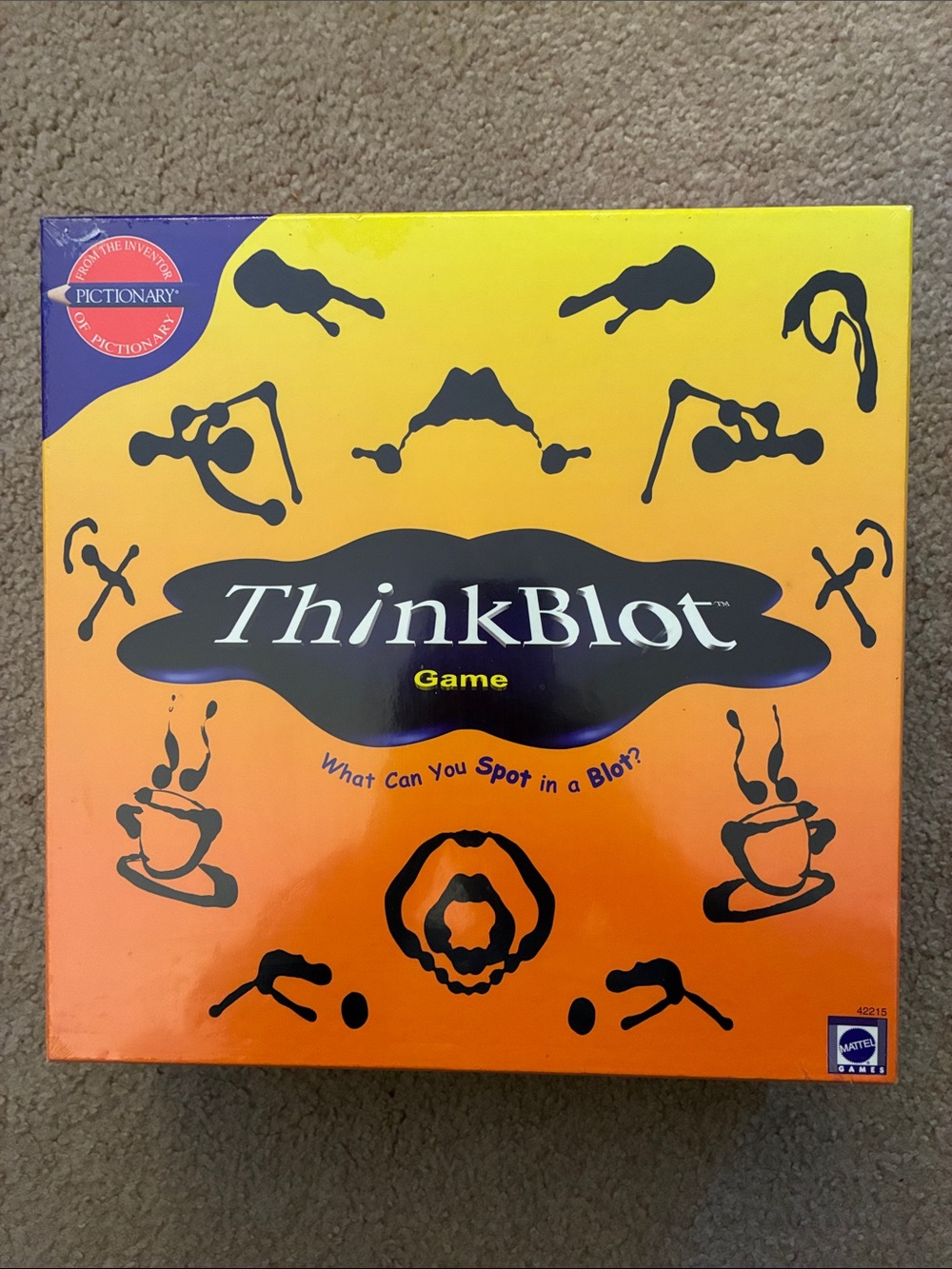 Vintage Mattel ThinkBlot Game